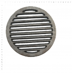 Termopen Litinový rošt pro kamna a krby rošt kruhový-kulatý D8 průměr 210 mm tloušťka 15 mm