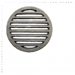 Termopen Litinový rošt pro kamna a krby rošt kruhový-kulatý D7 průměr 185 mm tloušťka 15 mm