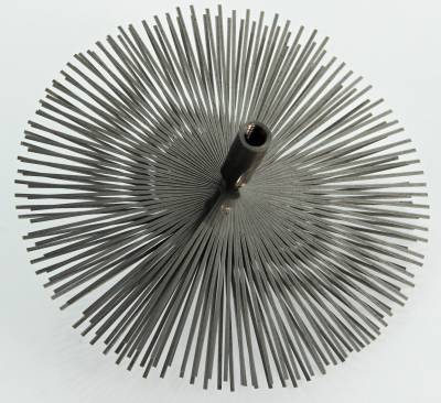 Kominický kartáč ocelový Termopen Kartáč komínový nerezový - štosákový, z nerez pásků, průměr 200, závit M 12