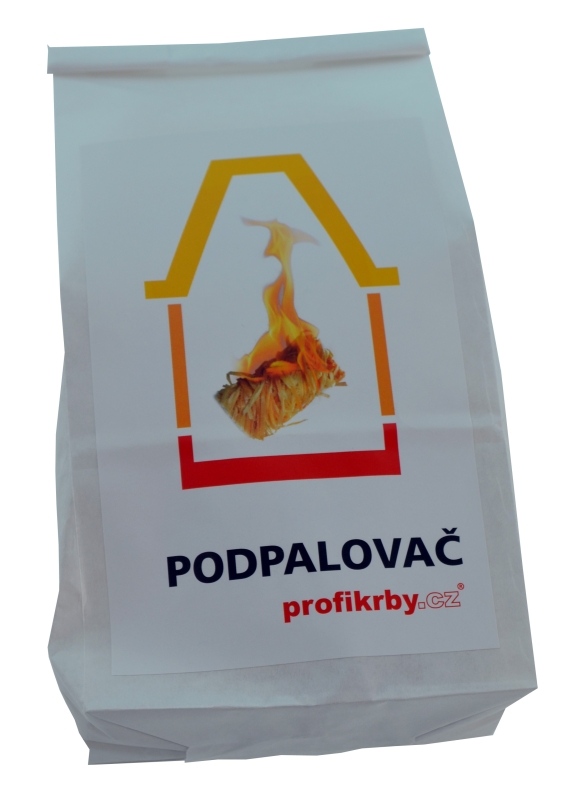 Ekologický podpalovač PODPAL Profikrby - pro zapalování kusového dřevo v kamnech a krbech