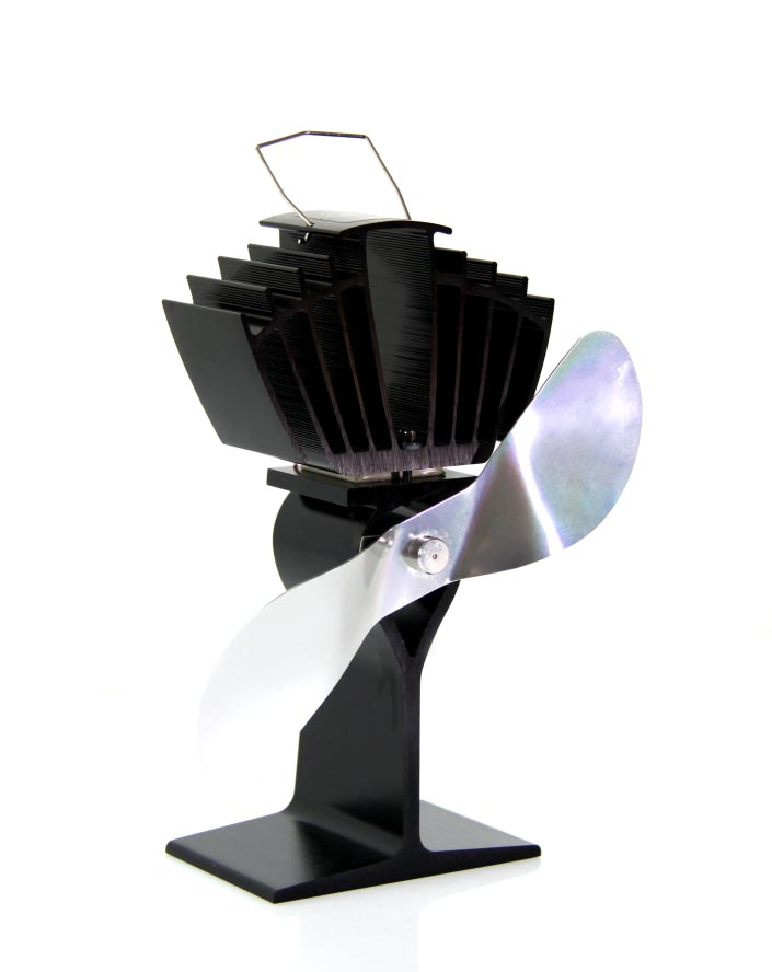 Ventilátor pro distribuci tepla KF GROUP s.r.o. - SF-812 s peltierovým článkem, niklové odlitky chladičů