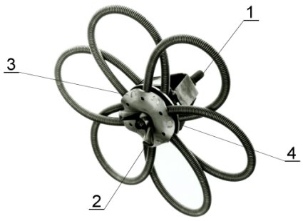 Kominický strojek stavitelný štosákový Termopen - štosákový průměr 120 až 220 mm, pro kominické nástavce
