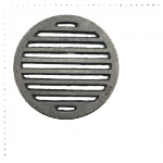 Termopen Litinový rošt pro kamna a krby rošt kruhový-kulatý D7,5 průměr 200 mm tloušťka 15 mm