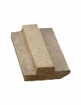 Náhradní vyzdívka kamen Filex FILEX b - Tvarovka horní boční zadní k šamotu s otvorem  30x93x210 - náhradní díl 048