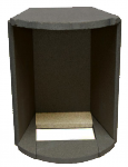 Náhradní díl pro kulatá krbová kamna THORMA ANDORRA, CADIZ, DELIA, ZARAGOZA vermiculit spodní zadní (83x282x25 mm)