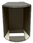 THORMA Filakovo - Exkluziv Line Náhradní díl pro kulatá krbová kamna THORMA ANDORRA, CADIZ, DELIA, ZARAGOZA vermiculit spodní boční pravo/levý (68x205x25 mm) 1ks