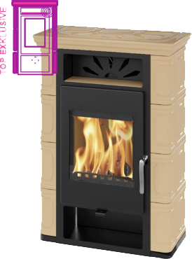 Krbová kamna Thorma Exclusive THORMA Filakovo Borgholm TOP Exclusive cappuccino
