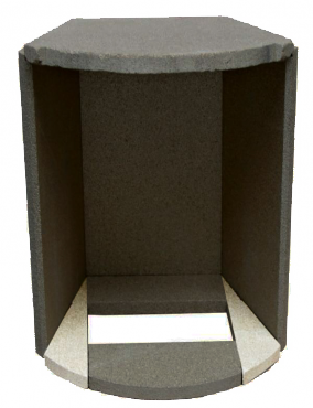 Náhradní díl pro kulatá krbová kamna THORMA servis THORMA Filakovo - Profikrby s.r.o. Blansko ANDORRA, CADIZ, DELIA vermiculit spodní boční pravo/levý (68x205x25 mm) 1ks