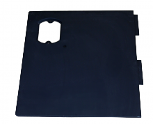 Náhradní díl pro sporáky 3U80 Thorma servis THORMA Filakovo - Profikrby s.r.o. Blansko SPORÁK 3U80 - LEVÝ - plotna zadní nad troubou - 445 x 387 mm
