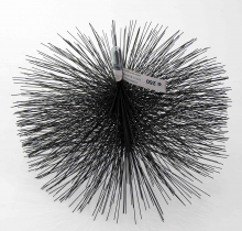 Kartáč kominický se závitem pro kominické tyče a nástavce - závit M12 Termopen ocelový čistící kulatý průměr 250  - kominické nářadí