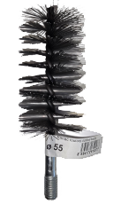 Kartáč kominický se závitem pro kominické tyče a nástavce - závit M12 Termopen Kartáč ocelový čistící kulatý Ø 55