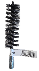 Kartáč kominický se závitem pro kominické tyče a nástavce - závit M12 Termopen Kartáč ocelový čistící kulatý Ø 35