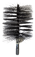 Kartáč kominický se závitem pro kominické tyče a nástavce - závit M12 Termopen Kartáč ocelový čistící kulatý Ø 95